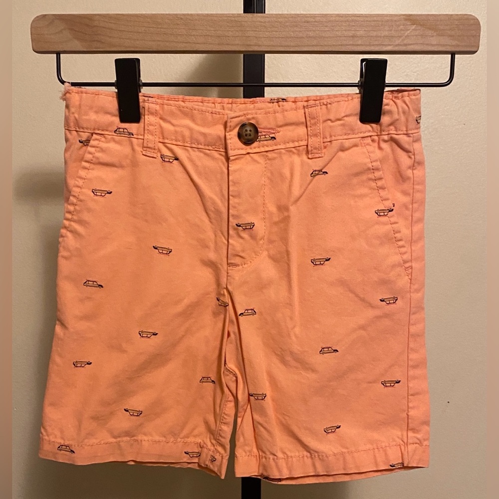 Carters Coral Boy Shorts 5T - Cars Pattern